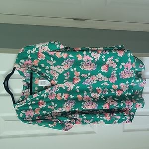 Torrid floral blouse